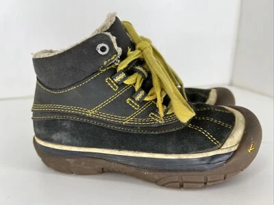 Keen Brady Botas Juveniles Gris Marrón Amarillo Talla 11 Estilo 1007827 Foto 1 de 4