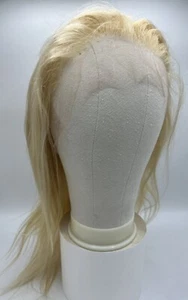 Full Lace Blonde 12” Synthetic Hair Wig Straight Wavy New! - Picture 1 of 13