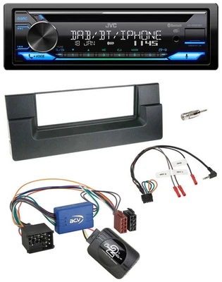 JVC Bluetooth Lenkrad USB DAB CD Autoradio für BMW 5er E39 1996-2004 Aktivsystem - Bild 1 von 4