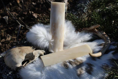 Premium camel bone knife handle scale pair | 5x1.5x1/4 | | high quality natural - Image 1 of 4