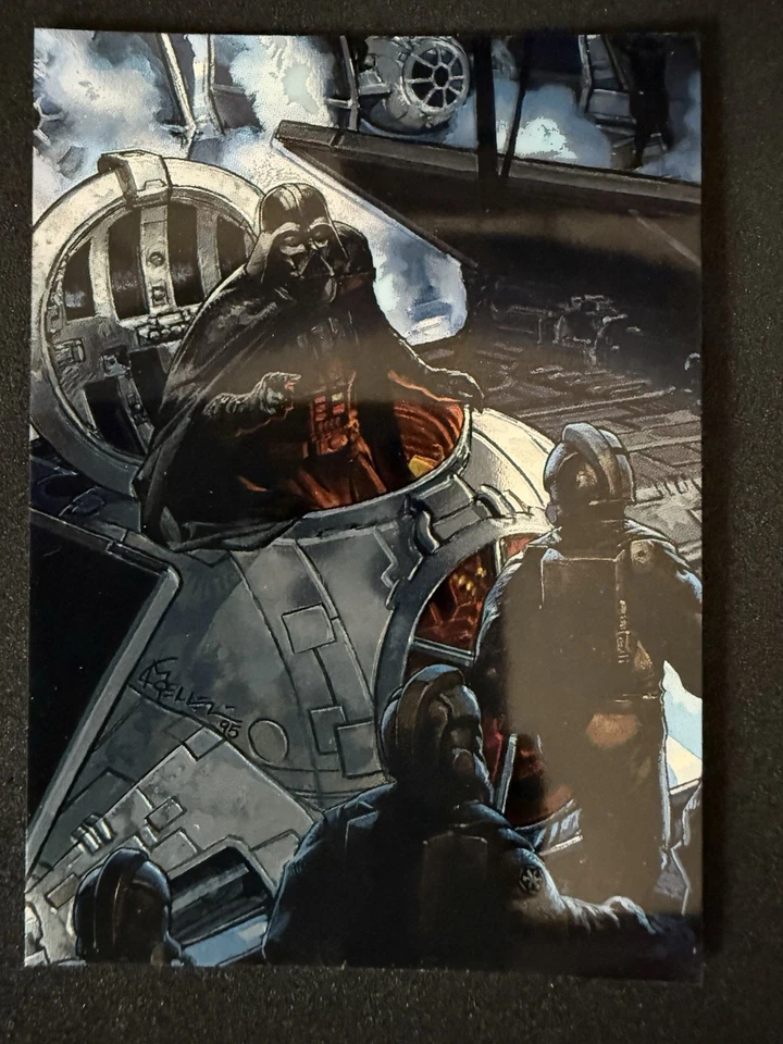 1996 Topps Star Wars: Finest Chromium Series 1 - Darth Vader - #20 - NM - Image 1 of 2