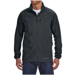 MARMOT Full Zip Tempo Jacket Men XXL/TTG Black Outdoor Travel Performance Work - Picture 1 of 15