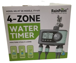 RainPoint Temporizador de Agua Digital 4 Zonas, Controlador de Riego Automático ITV405 - Imagen 1 de 5