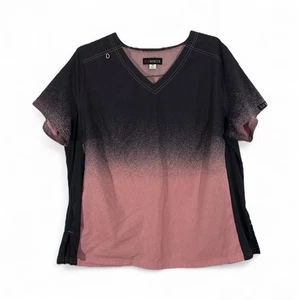 KOI BASICS CALI OMBRÉ PEELING TOP HEATHER AZELIA PINK CHARCOAL 2X - Bild 1 von 7
