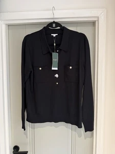 Hobbs Jessica Knitted Shirt XL UK 20-22 - Picture 1 of 8
