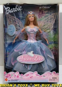 Mattel Barbie del Lago de los Cisnes Barbie como Odette Vinilo Moda Muñeca Sin Reserva - Imagen 1 de 9