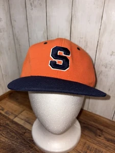 Syracuse ‘Cuse Orange Wool Blend Fitted Hat Size 7 5/8 Zephyr - Picture 1 of 6