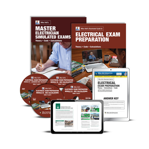 Electrical Exam Prep Course, Master/Contractor Basic 2023 NEC - Mike ...