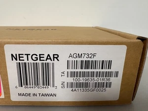 Netgear AGM732F  |  1.25Gbps 1000Base-LX Single-mode Fiber Duplex LC Connector - Picture 1 of 2