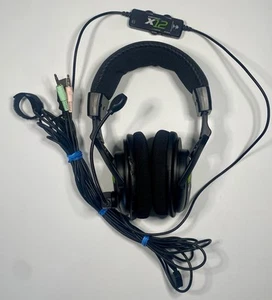 Turtle Beach Ear Force - X12 grün/schwarz Gaming Kopfbügel Kopfhörer PC & Xbox 360 - Bild 1 von 13