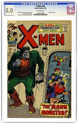 Uncanny X-Men #40 CGC 8,0 1968 1252127001 Foto 1 de 2
