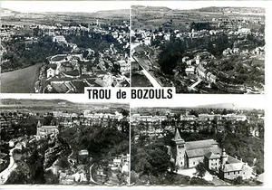 CP 12 AVEYRON - Trou de Bozouls - Multivues n&b - Picture 1 of 1