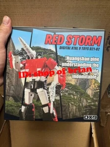 In Stock New Reissue Color Version DX9 Toys D21 RedStorm Sideswipe Action Figure - Picture 1 of 8
