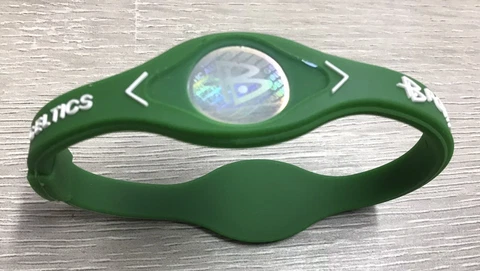 NBA TEAM BOSTON CELTICS Power Balance Energy Wristband Olive Green - NEW Cover