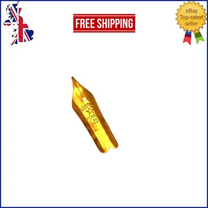VINTAGE GOLD STARRY NO 5 FOUNTAIN PEN NIB ONLY FIRM 18K MEDIUM NIB FRANCE - Picture 1 of 7