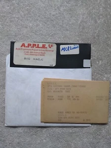 Big Mac.C Apple Pugetsound Program Library Exchange Apple II 5.25" Floppy - Picture 1 of 3