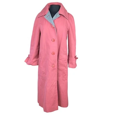 Chaqueta Abrigo Mujer Neiman Marcus Auténtica Hecha en Unión Malva Vintage Años 60 Talla M? Foto 1 de 4