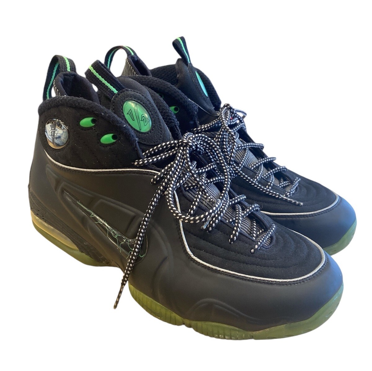 Nike Air 1/2 Cent Black Green Spark for Sale | Authenticity Nike Air 1/2 Cent Black Green Spark for Sale | Authenticity