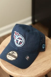 New Era Tennessee Titans 9Twenty Navy Blue 2000 Super Bowl Snapback Mesh Hat Cap - Picture 1 of 4