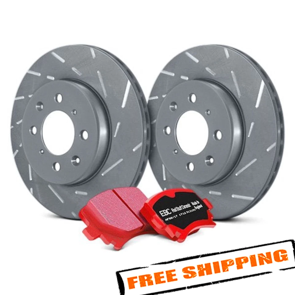 Kit de freno trasero ranurado EBC S4KR1402 etapa 4 firma para Fiat 500 11-19 Foto 1 de 4