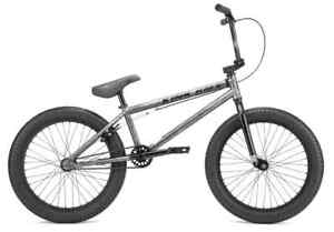Kink 2022 Curb Complete BMX Bike - Matte Brushed Silver - NEW - FREE SHIPPING
