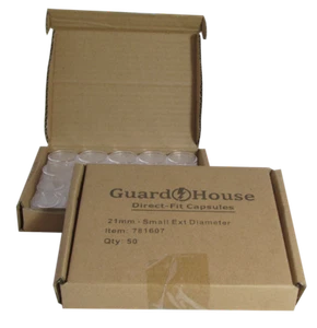 Box of 50 Guardhouse Direct-Fit Capsules Nickel Size 21.2mm - Picture 1 of 1