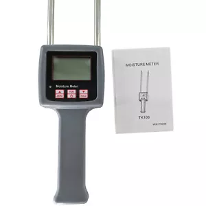 Digital Fiber Moisture Meter Fiber Moisture Content Tester with Range 0%-80% - Picture 1 of 12