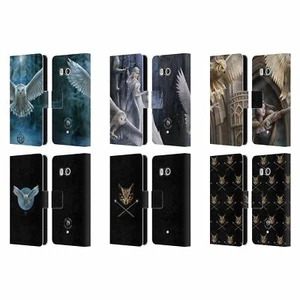 OFFICIAL ANNE STOKES OWLS LEATHER BOOK WALLET CASE COVER FOR HTC PHONES 1 - Picture 1 of 7