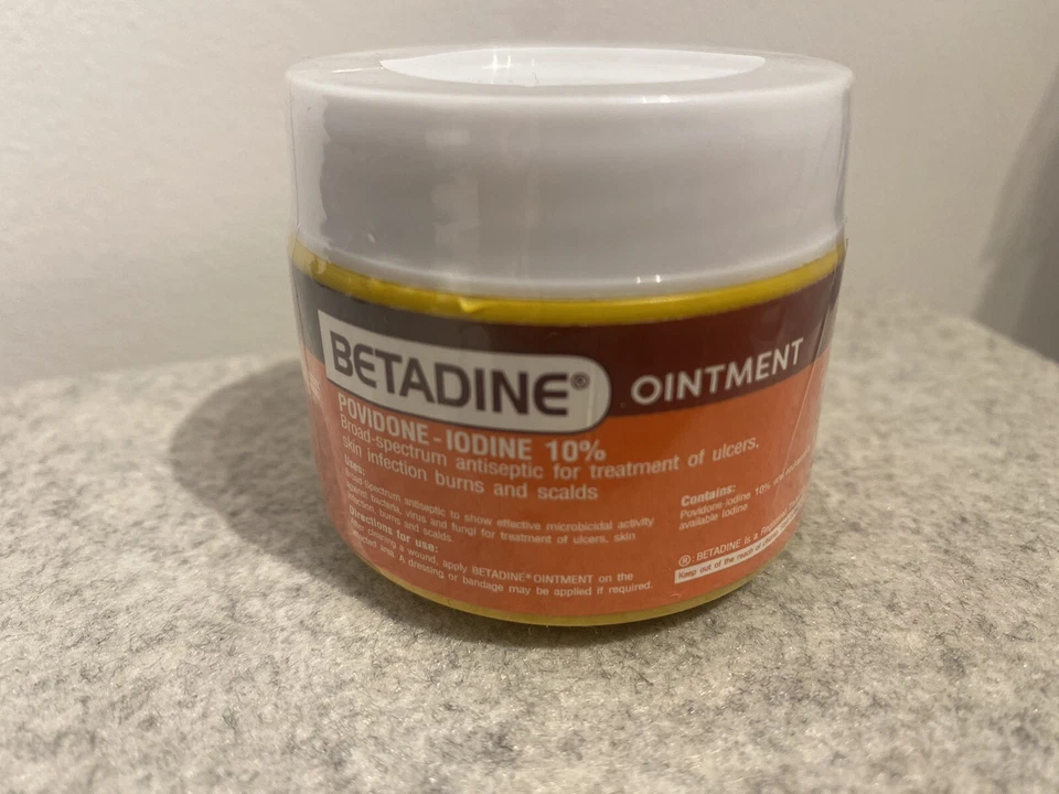 50g BETADINE OINTMENT POVIDONE IODINE SKIN INFECTION BURNS SCALDS ANTISEPTIC !