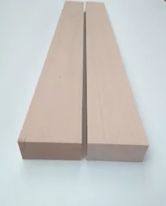 2 Stück 30mm starke Holzleiste Kanthölzer Bretter Buche massiv. 6cm breit. - Bild 1 von 3