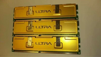 ULT31088,Ultra Dual-Channel 1536 MB (512MB x3) kit  PC3200 DDR400 - Image 1 of 2