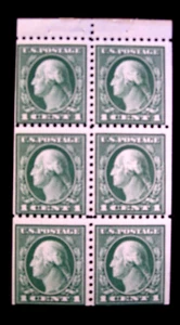 US - SCOTT# 405b - BOOKLET PANE - MNH - CAT VAL $110.00 - Picture 1 of 2