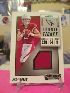 2018 Panini Contenders Rookie Ticket Swatches SP Green #RTS-6 Josh Rosen - Picture 1 of 5