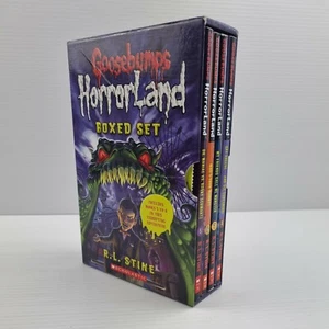 Goosebumps HorrorLand Boxed Set R.L. Stine 4 Books 5-8 Paperback Children Kids - Picture 1 of 12