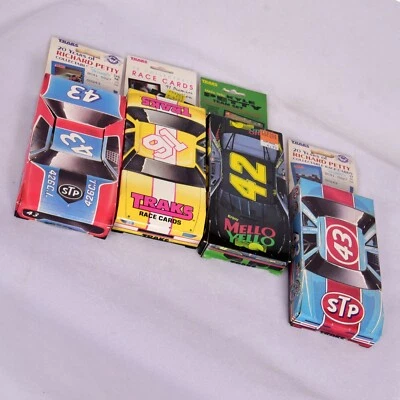 Traks Race Cards Team Sets Richard Petty Kyle Petty 1991 & 1992 - Image 1 of 4