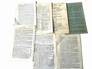 Lot of 7 Alfred Szego Numismatic Newsletters- c. 1967-1971 & Signed 1958 Letter - Picture 1 of 8