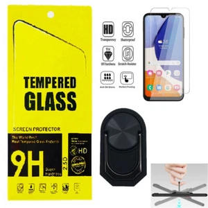 Soporte de teléfono para Blu 53 vidrio templado con soporte de anillo - Imagen 1 de 9
