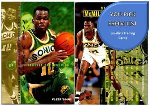 1995-96 Fleer Basketball Cards - U-Pick From List