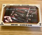 DALE EARNHARDT Racing Reflections License Plate Quartz Clock with Oak Frame NEW