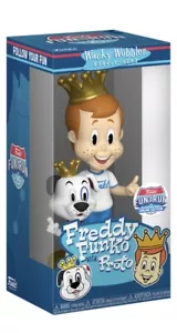 NEW FUNKO WACKY WOBBLER! FREDDY & PROTO EXCLUSIVE FUN ON THE RUN BOX RARE !! - Picture 1 of 3