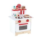Kitchen Play Set Hape Kids Wood Gourmet Pretend Toy Red & White Retro 