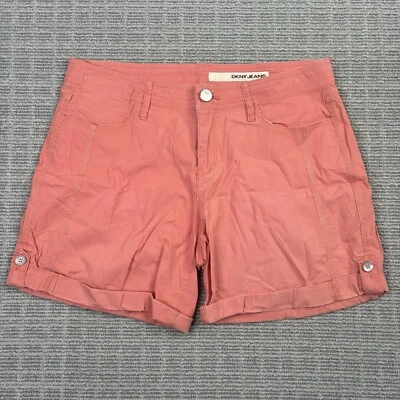 Pantalones Cortos Chinos DKNY Jeans Mujer Rosa Polvoriento Malva Talla 8 Foto 1 de 4