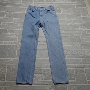 Jeans donna LEVIS linea 8 28x30 blu denim pantalone gamba skinny lavaggio leggero - Foto 1 di 8