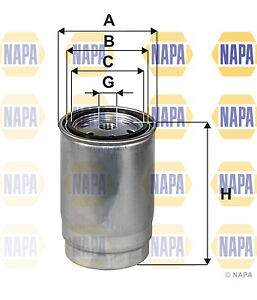 Fuel Filter fits KIA SPORTAGE QL 2.0D 15 to 22 D4HA NAPA Top Quality Guaranteed