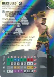 Hercules - L026  M/NM Card Only Legacy Cards HeroClix - Picture 1 of 1