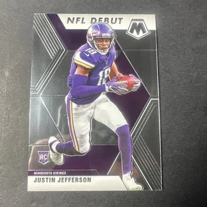 2020 Mosaic Justin Jefferson NFL Debut Rookie Card RC #270 Vikings - Bild 1 von 2