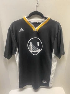 Klay Thompson Warriors Jersey Youth XL Adidas Black NBA Swingman Shirt - Picture 1 of 12