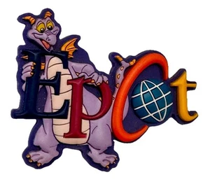VTG Disney World EPCOT SPELL OUT Figment Dragon Imagination Fridge Magnet RARE - Picture 1 of 8