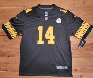 nike nfl on field jersey Men's XL Pittsburgh Steelers #14 George Pickens - Picture 1 of 7