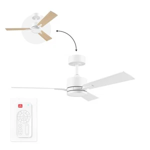 Globe Electric Aventra 42" Matte White LED Light Ceiling Fan with Remote Control - Picture 1 of 16